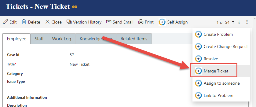 screenshot of NITRO Help Desk